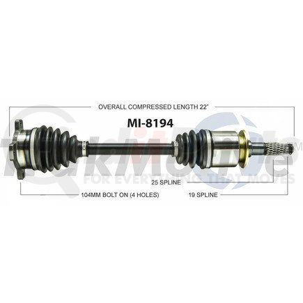 Surtrak Axle MI-8194 