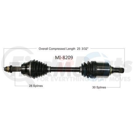 Surtrak Axle MI-8209 SURTRAK AXLE MI-8209 Axle