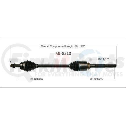 Surtrak Axle MI-8210 