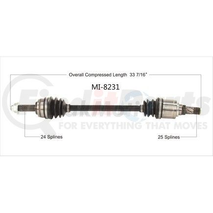 Surtrak Axle MI-8231 