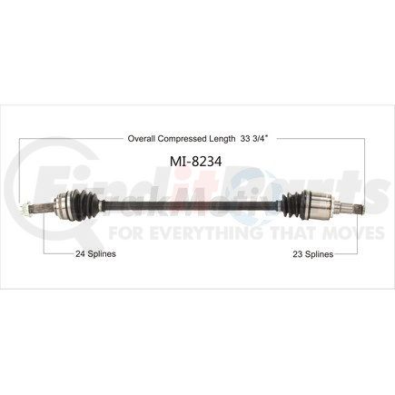 Surtrak Axle MI-8234 