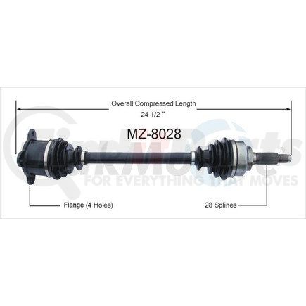 Surtrak Axle MZ-8028 SURTRAK AXLE MZ-8028 Axle