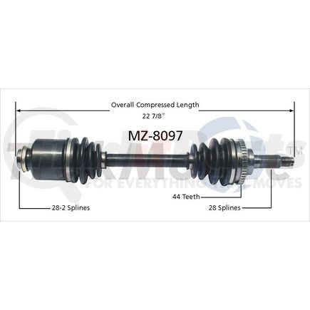 Surtrak Axle MZ-8097 