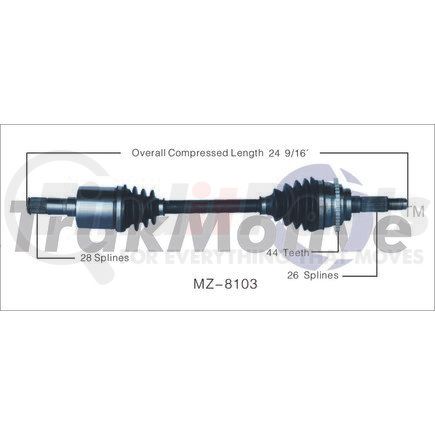 Surtrak Axle MZ-8103 SURTRAK AXLE MZ-8103 Axle