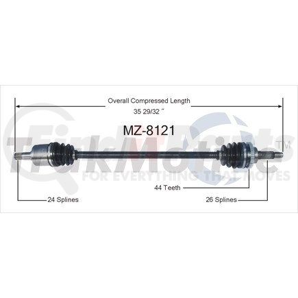 Surtrak Axle MZ-8121 SURTRAK AXLE MZ-8121 Axle