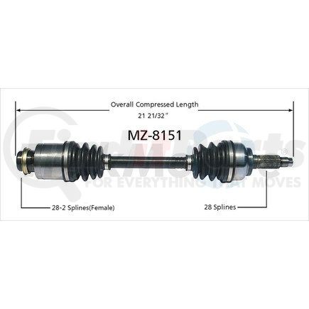 Surtrak Axle MZ-8151 