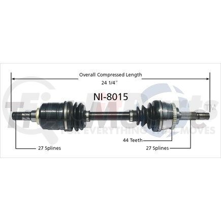 Surtrak Axle NI-8015 SURTRAK AXLE NI-8015 Axle