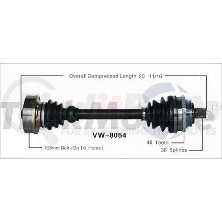 Surtrak Axle VW-8054 SURTRAK AXLE VW-8054 Other Commercial Truck Parts