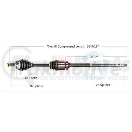 Surtrak Axle VO-8041 SURTRAK AXLE VO-8041 Axle