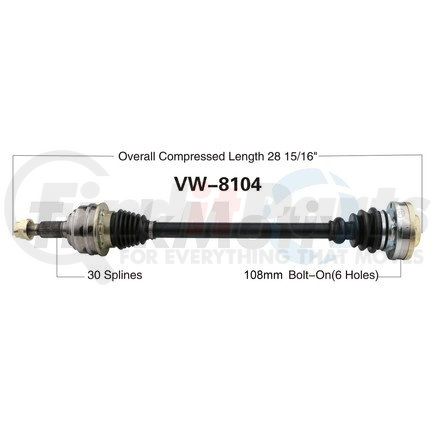 Surtrak Axle VW-8104 SURTRAK AXLE VW-8104 Axle