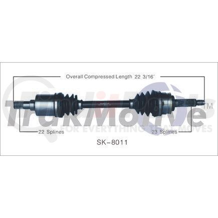 Surtrak Axle SK-8036 SURTRAK AXLE SK-8036 Other Parts