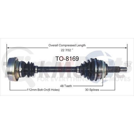 Surtrak Axle TO-8169 