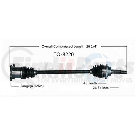 Surtrak Axle TO-8220 SURTRAK AXLE TO-8220 Axle