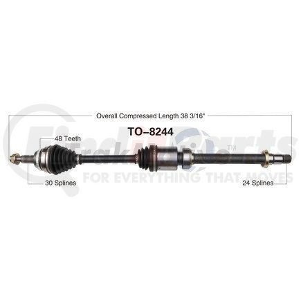 Surtrak Axle TO-8244 