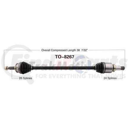 Surtrak Axle TO-8267 SURTRAK AXLE TO-8267 Axle