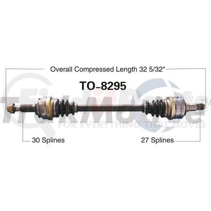 Surtrak Axle TO-8295 SURTRAK AXLE TO-8295 Axle