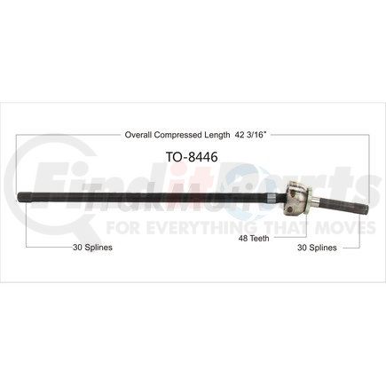 Surtrak Axle TO-8446 