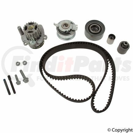 Hepu PK05691 Engine Timing Belt Kit with Water Pump for VOLKSWAGEN WATER