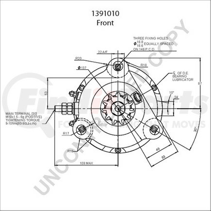 Leece Neville 1391010A STARTER MOTOR