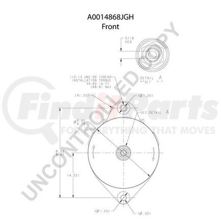 Leece Neville 4868JGH ALTERNATOR