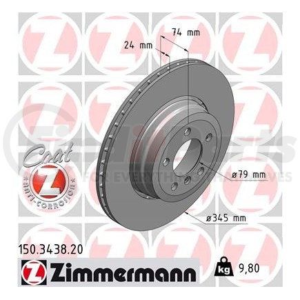 Zimmermann 150343820 Disc Brake Rotor