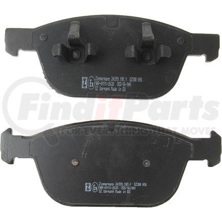 Zimmermann 24399 195 1 Disc Brake Pad for VOLVO
