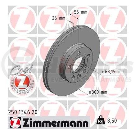 Zimmermann 250134620 Disc Brake Rotor