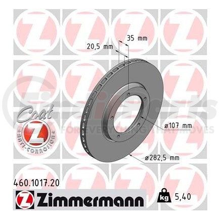 Zimmermann 460101720 Disc Brake Rotor