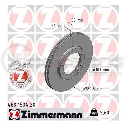 Zimmermann 460150420 Disc Brake Rotor