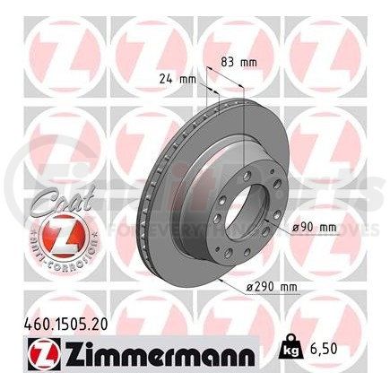 Zimmermann 460150520 Disc Brake Rotor