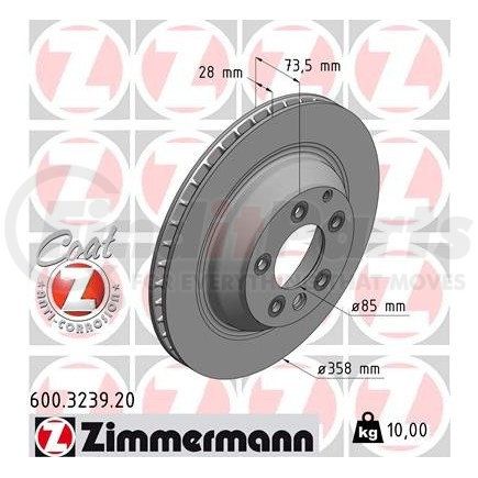 Zimmermann 600323920 Disc Brake Rotor