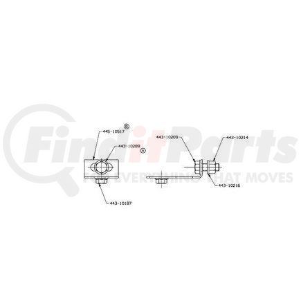 Haldex 42710296 ABA Bracket Kit