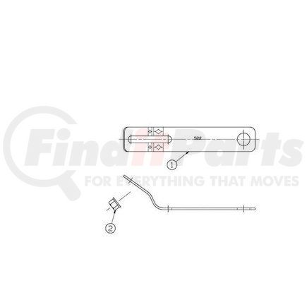 Haldex 42710590 ABA Bracket Kit