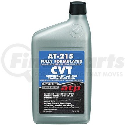 ATP Transmission Parts AT-215 CVT TRANSMISSION FLUID