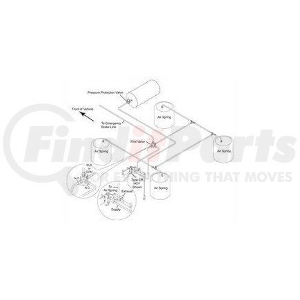 Haldex 42100029 Raise Lower Valve
