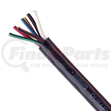 Phillips Industries 3-202 Trailer Cable - DURAFLEX™, 6 Conductor, 6/14 ga. .500 O.D., 100 ft., Spool