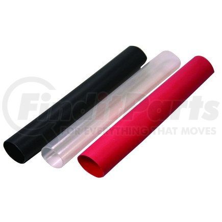 Phillips Industries 6-308 Heat Shrink Tubing - Flexible Dual Wall, 3/0-4/0 ga., Red, Six/ 6" Pcs., Polybag