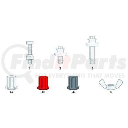 Phillips Industries 8-667 Nut, Wing, 3/8'' - 16, 10 pcs.