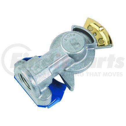 Phillips Industries 12-0061 Straight Mount Gladhand - Service, blue with filter screen, 1/2" female pipe thread