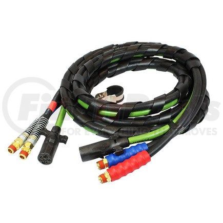 Phillips Industries 30-2154 3-in-1 Electrical/Air Assembly - 12 ft., ABS with QCP™, Rubber Air Lines