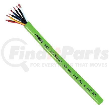 Phillips Industries 3-327 SOLD BY THE FOOT!!! Trailer Cable - LECTRAFLEX™7 Conductor, 1/8, 2/10, 4/12 ga. ABS . 680 O.D., 100 ft., Spool12 ga.: 65 x 30, 10 ga.: 105 x 30, 8 ga.: 168 x 30