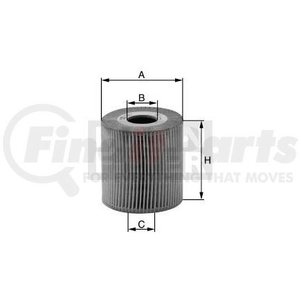 MANN+HUMMEL Filters HU718/4X Oil Filter Element - Meta