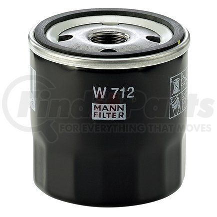 MANN+HUMMEL Filters W712 Spin-on Oil Filter