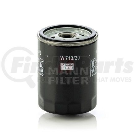 MANN+HUMMEL Filters W713/20 Spin-on Oil Filter