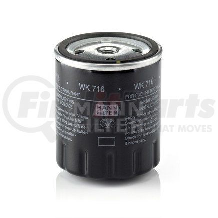 MANN+HUMMEL Filters WK716 Spin-on Fuel Filter