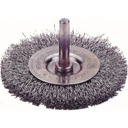 Firepower 1423-2103 Power Brush, End Brush: Circular, 1/4" Shank: 3" Fine