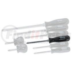 K-Tool International KTI-19124 #2 x 4" Phillips Screwdriver with Black Handle