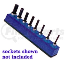 Mechanic's Time Savers 380 3/8 in. Drive Universal Magnetic Blue Socket Holder 10-19mm