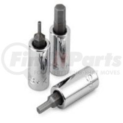 SK Hand Tool 44312 1/4in. Drive Hex Bit Socket  3/16in.