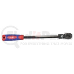 E-Z Red MR1412F 1/4" Drive Flex Head 12" Long Ratchet with Comfort Grip